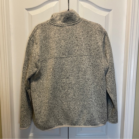 Eddie Bauer - Heather Grey Fleece Pullover - Picture 5 of 13